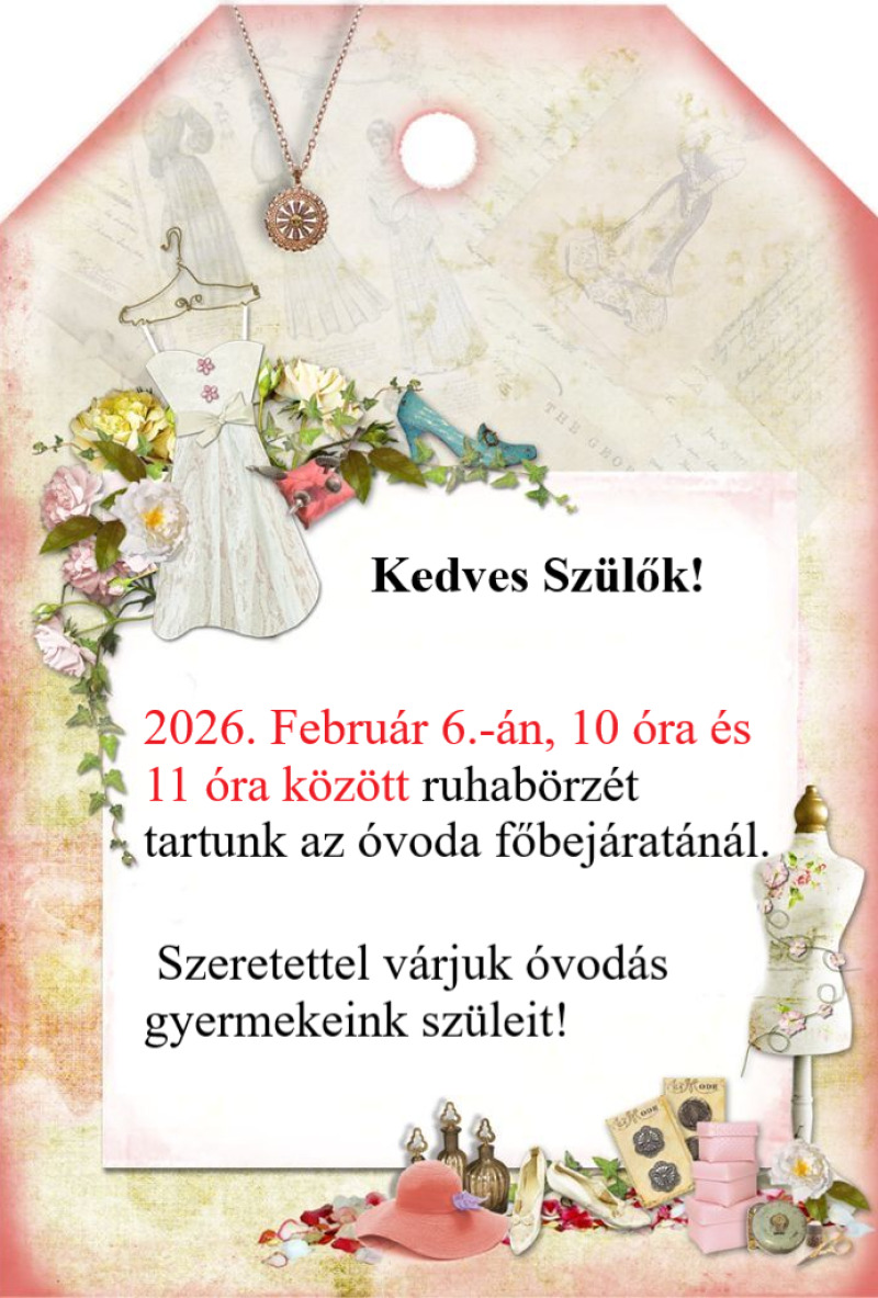 Ruhabörze az óvodában