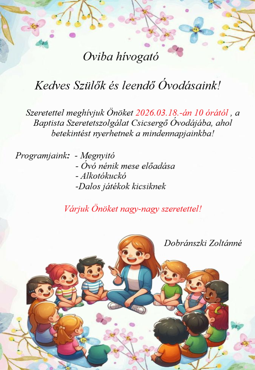 Oviba hívogató 2026